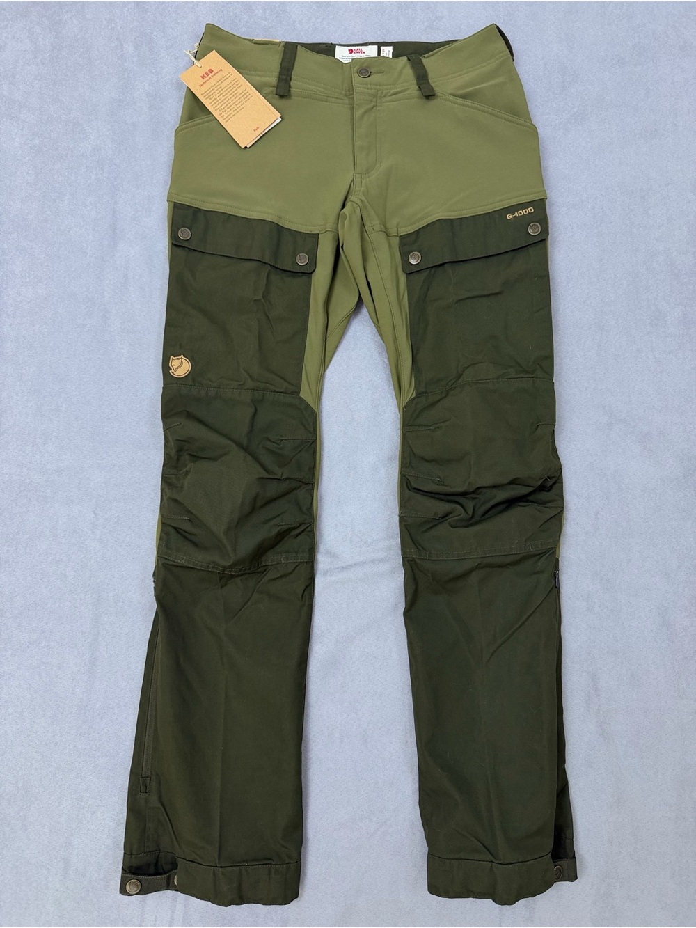 Fjallraven Keb Trousers W Women’s G-1000 Hiking Pants NWT